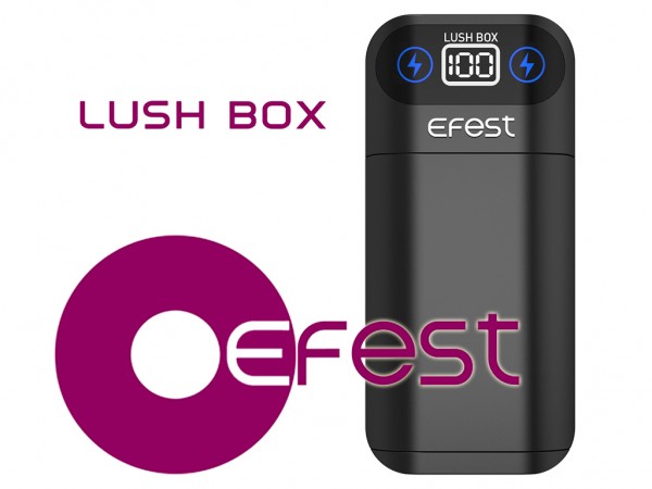 Efest 18650 3.6V -3.7V Lush Box Powerbank oplader til lithium -ion batterier