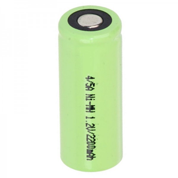 4 / 5A NiMH genopladeligt batteri 2200mAh Størrelse 4 / 5A uden loddetabel