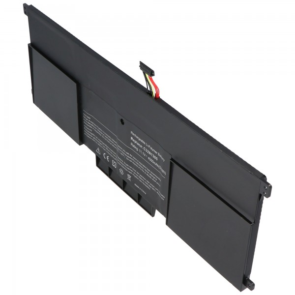 Batteri passer til Asus UX301LA-DE002H, UX301LA-DH71T, Zenbook Infinity UX301LA, Zenbook Prime UX301LA, Zenbook UX301