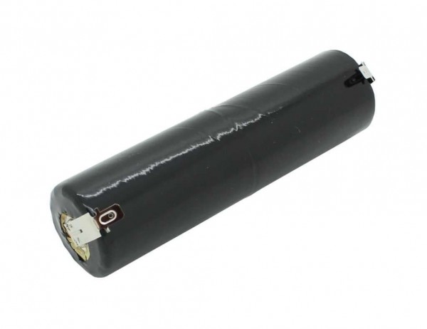Nødlys-batteri NiCd 2.4V 4500mAh L1x2 Mono D med Faston-forbindelse erstatter 2,4V batteri