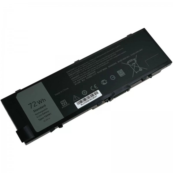 Batteri egnet til bærbare Dell Precision 15 7510 series, 17 7710 series, type 0FNY7 og andre - 11.1V - 6500 mAh