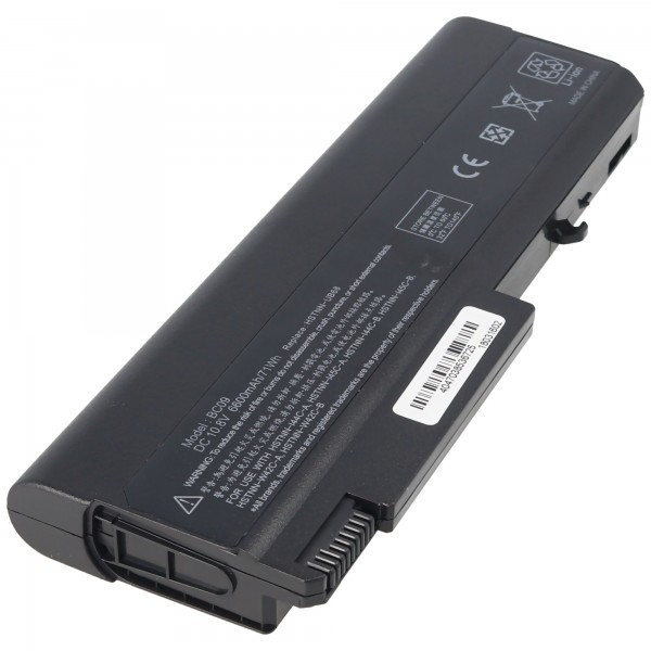 Batteri passer til HP Compaq 6730B, Li-ion, 10.8V, 6600mAh, 71.3Wh, sort