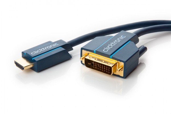 HDMI / DVI-adapterkabel Videoadapter mellem HDMI og DVI-D