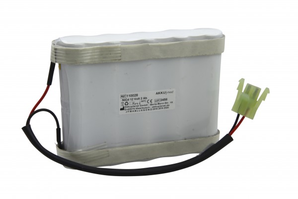 NC-batteri egnet til Hellige Monitor Servomed SMS181, 182, defibrillator SCP851, 852