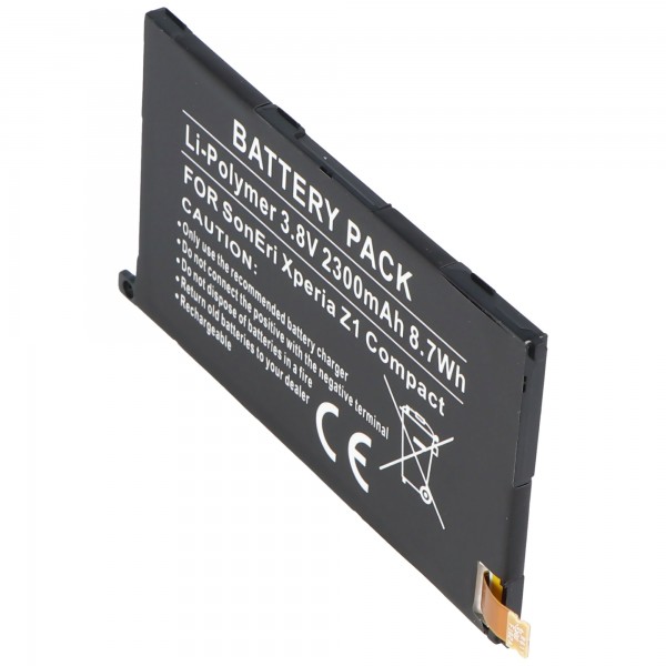 Batteri passer til Sony XPERIA Z1 Compact-batteri 1274-3419.1, 1ICP4 / 53/88, LIS1529ERPC