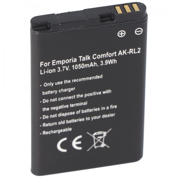 Emporia Essence plus, Talk Comfort batteri fra AccuCell
