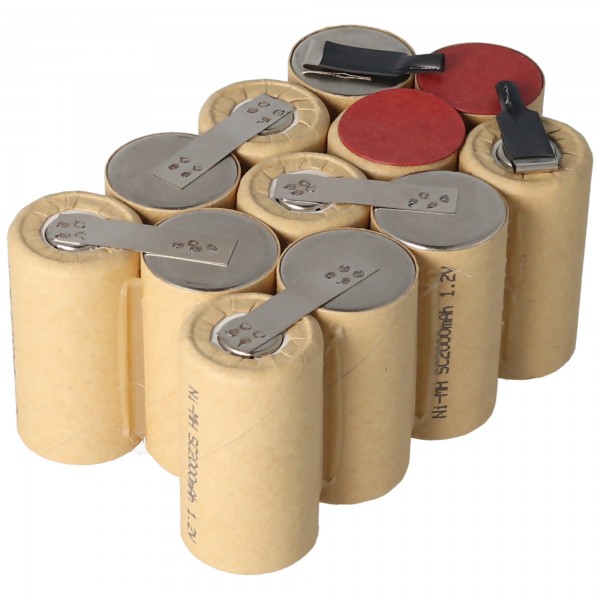 Batteriindsats passer til Würth 0700 945 430, Würth 14,4 Volt batteripakke NiMH 2000mAh til selvinstallation