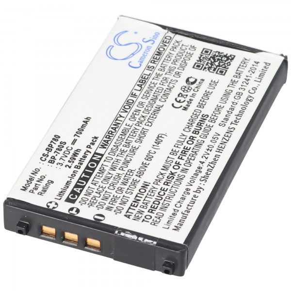 AccuCell batteri passer til Kyocera BP-780S batteri, Yashica BP-780S, SL300