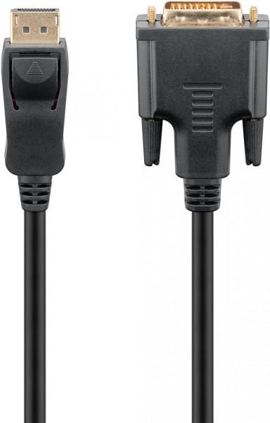 DisplayPort / DVI-D adapterkabel 1.2 DisplayPort han> DVI-D han dual-link (24 + 1 pin)