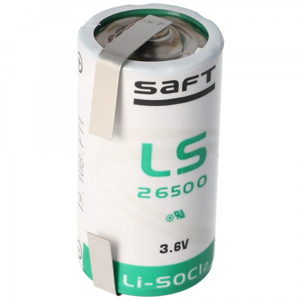 JUICE LS26500 Lithium-batteri Li-SOCI2, C-Størrelse med loddeskive U-form