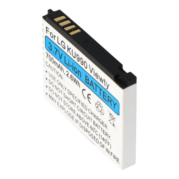 AccuCell batteri passer til LG Shine HB620T, KE998, KU990, CU915