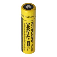 Nitecore Li-ion batteri type 18650 med 3400mAh NL1834 69.4x18.3mm med beskyttelseskreds