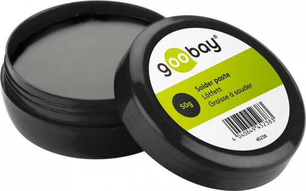 Goobay loddefedtdåse, 50 g - loddepasta til lodning af elektroniske komponenter