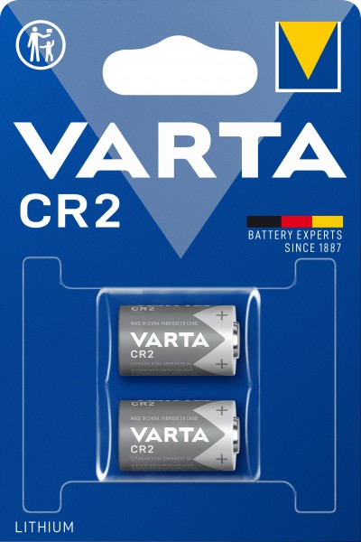 Varta batteri lithium, CR2, 3V foto, detailblister (2-pak)