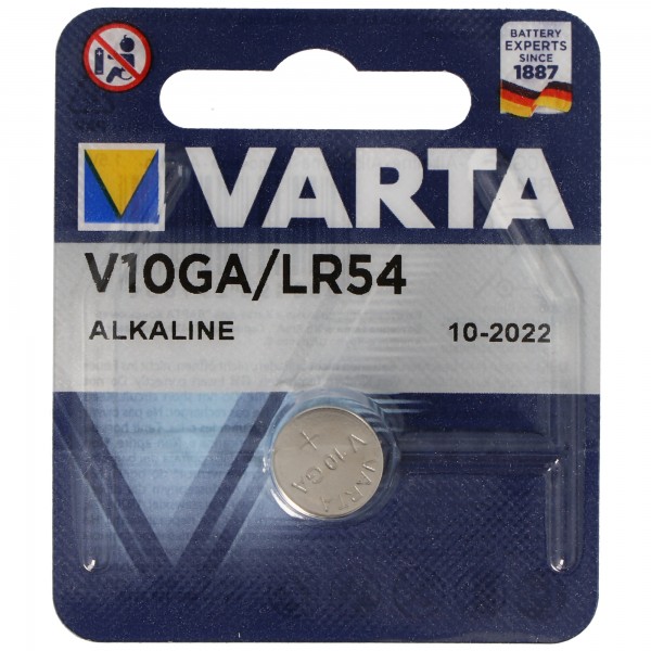 Varta V10GA, LR54, 189, 89, LR1130 knapcelle