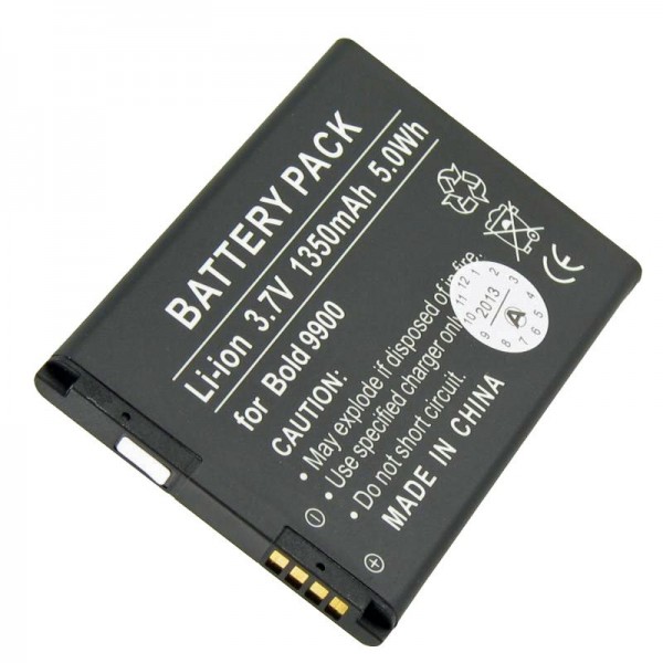 AccuCell batteri passer til Blackberry BAT-30615-006, J-M1