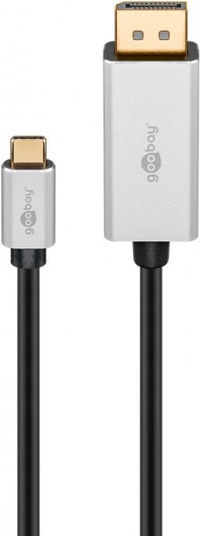 Goobay USB-C™ til DisplayPort-adapterkabel, 3 m - USB-C™-stik > DisplayPort-stik