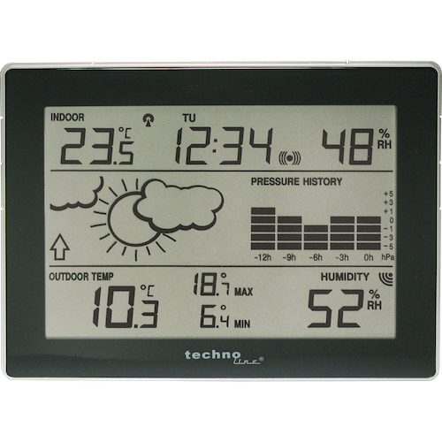 WS 9274-IT - Moderne vejrstation med LCD-skærm