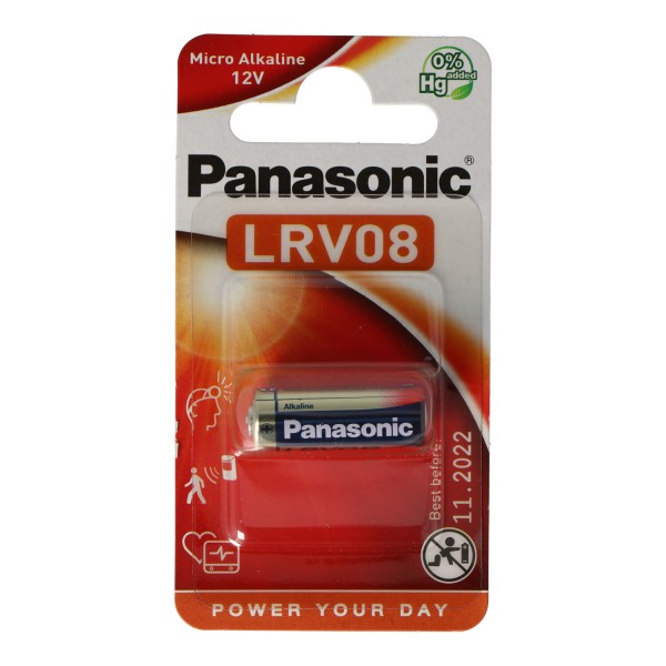 Panasonic LRV08L / 1BE Micro Alkalisk Batteri Panasonic Alkalisk LRV08, MN21, V23GA, GP23A