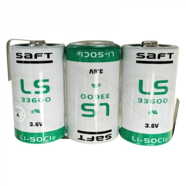 JUICE 3 x LS33600 lithium batteripakke 10,8 volt primær 17000mAh