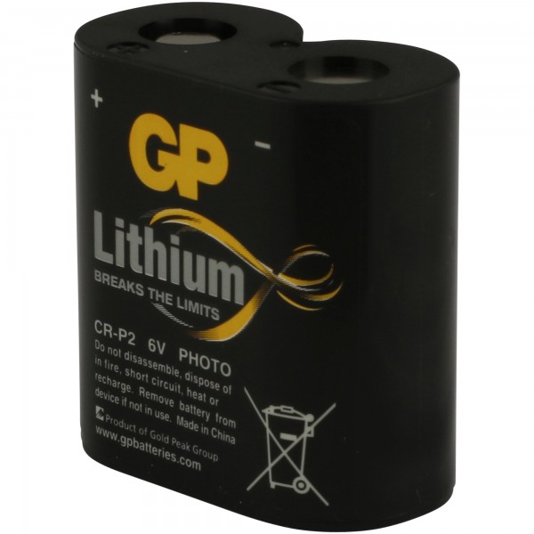 CRP2 batteri GP Lithium 6V 1 stk