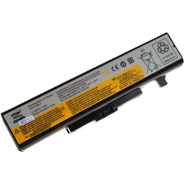 Strømbatteri til bærbar Lenovo IdeaPad Y480 series / type L11M6Y01 - 11,1V - 6600 mAh