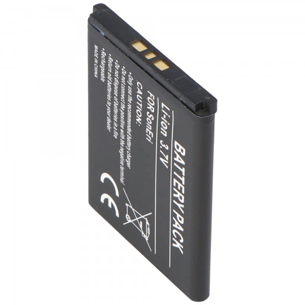 Batteri passer til Sony Ericsson BST-33 700-900mAh