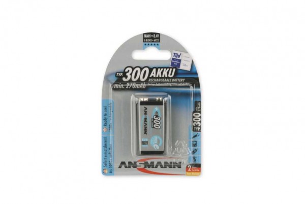 Ansmann maxEplus NiMH batteritype 300 E-Block 270mAh