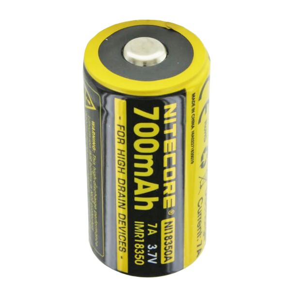Nitecore 18350 Li-Ion IMR batteri