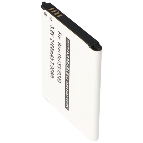 Batteri kompatibel med Samsung Galaxy S III i9300 Li-Ion med integreret NFC-antenne