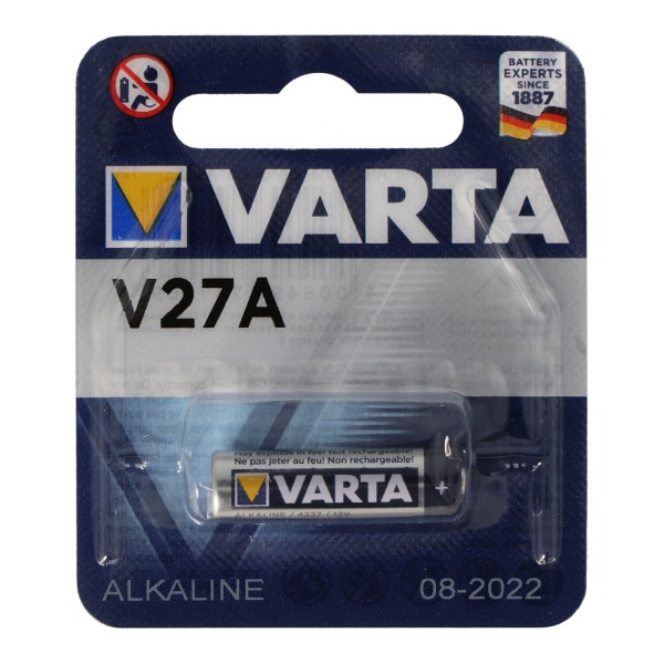V27A Varta Alkalisk Batteri 12 Volt 20mAh Varta Type 4227