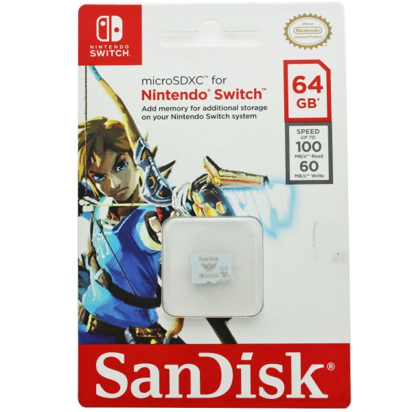 SanDisk MicroSDXC-kort, Nintendo-hukommelseskort til Nintendo Switch