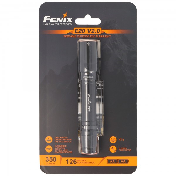 Fenix E20 V2.0 LED lommelygte e