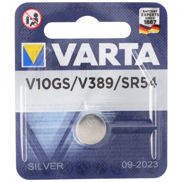 Varta V10GS, LR54, 189, 89, LR1130 knapcelle