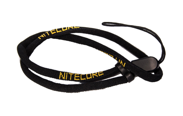 Nitecore -snor med Nitecore -bogstaver, sikkerhedsrem