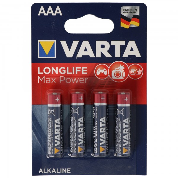 Varta Max-Tech 4703 Micro AAA 4-blister