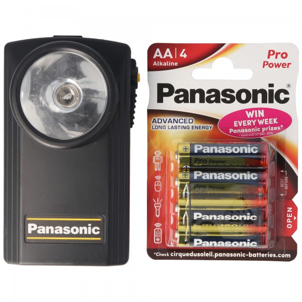 Panasonic PowerMax3 Saving Pack Mignon / AA + lommelygte