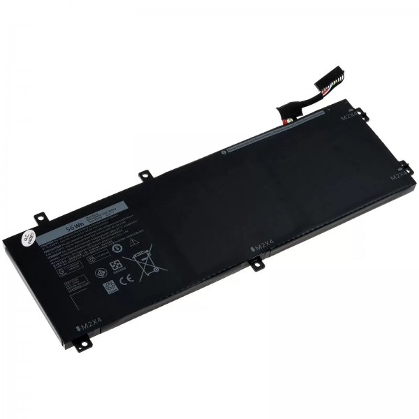 Batteri passer til bærbare Dell XPS 15 9560, XPS 15 9570, type 62MJV - 11.4V - 5100 mAh