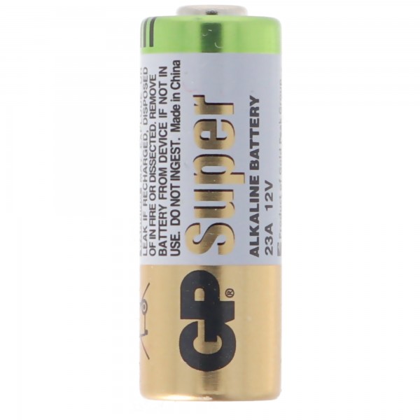 GP23A 12 Volt Ultra Højspændingsalkalisk Batteri 23Ae, A23, VA23GA, MS21, MN21, 8LR932