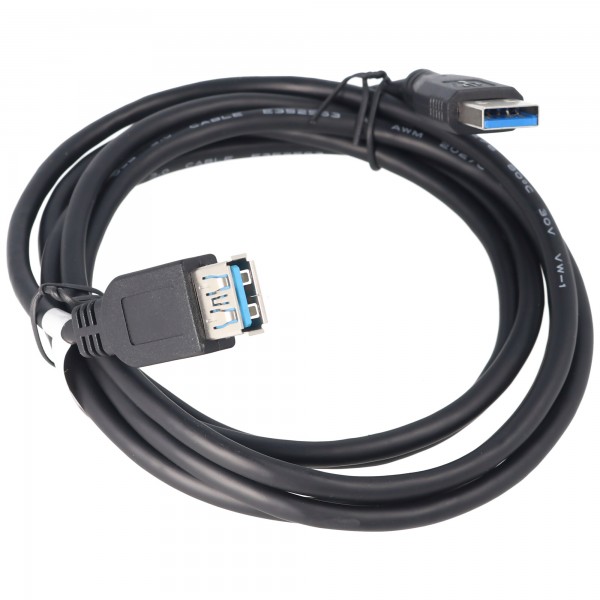 USB 3.0 SuperSpeed Cable 1,8 meter A-Male til A Female