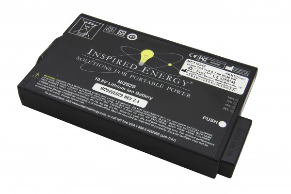 Li Ion-batteri passer til Dräger Oxylog 2000 Plus, 3000, 3000 Plus - Type 2M86733