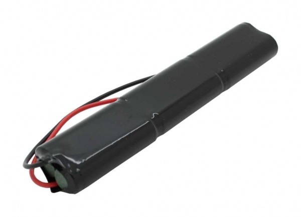 Nødlys batteri NiCd 7.2V 860mAh L2x3 Mignon AA med 200mm kabel ensidig egnet til Willing WI201194