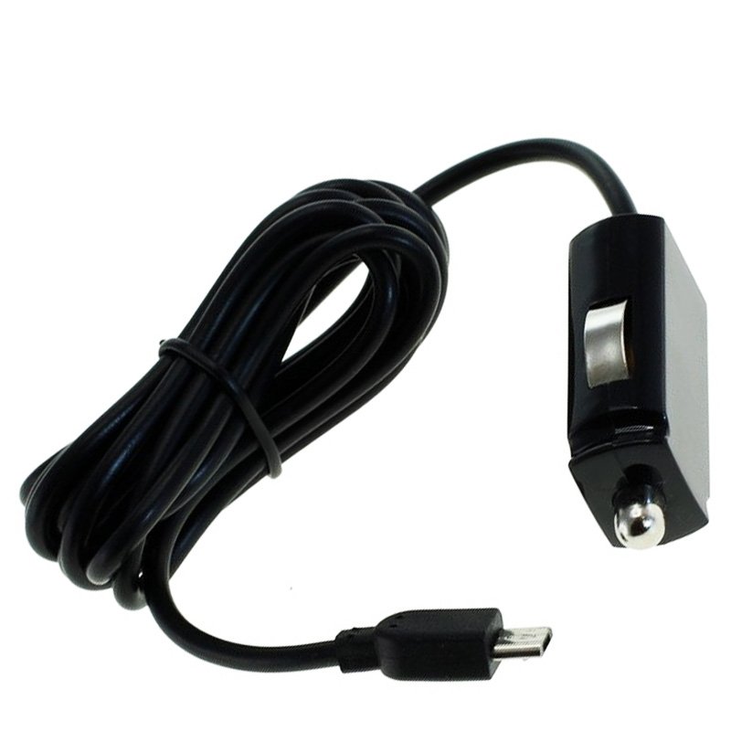 Automatisk personale Almindelig 12 volts bil oplader med micro USB stik, opladning strøm op til 2,1A | USB  oplader | Opladere | Akkushop-Denmark