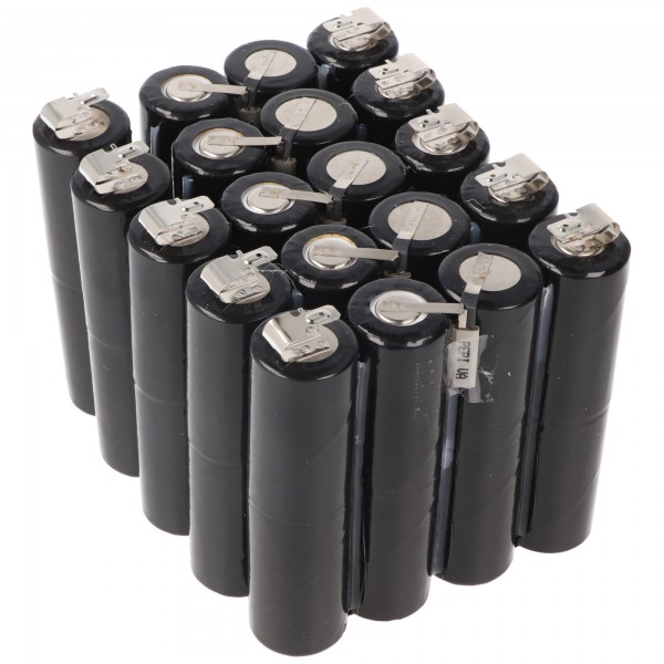 Indsæt batteripakke NiMH 48V 3.0Ah egnet til INFACO Elektrocoup F3010 805732 beskæresaks