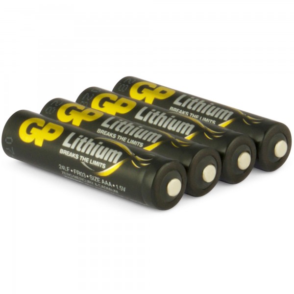 AAA batteri GP lithium 1,5V 4 stk