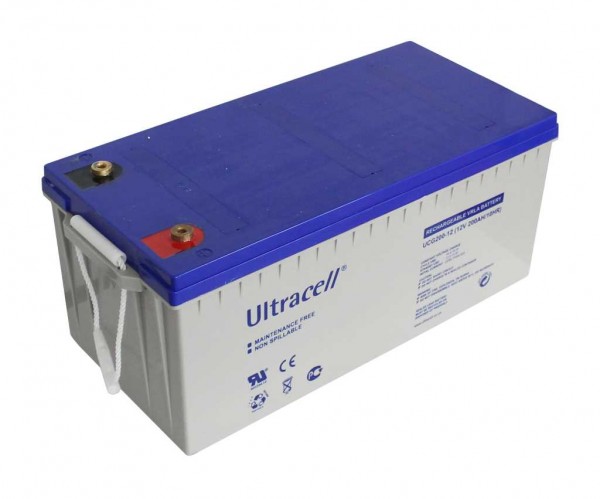 Ultracell UCG200-12 12V 200Ah dyb cyklus blysyre AGM blygelbatteri