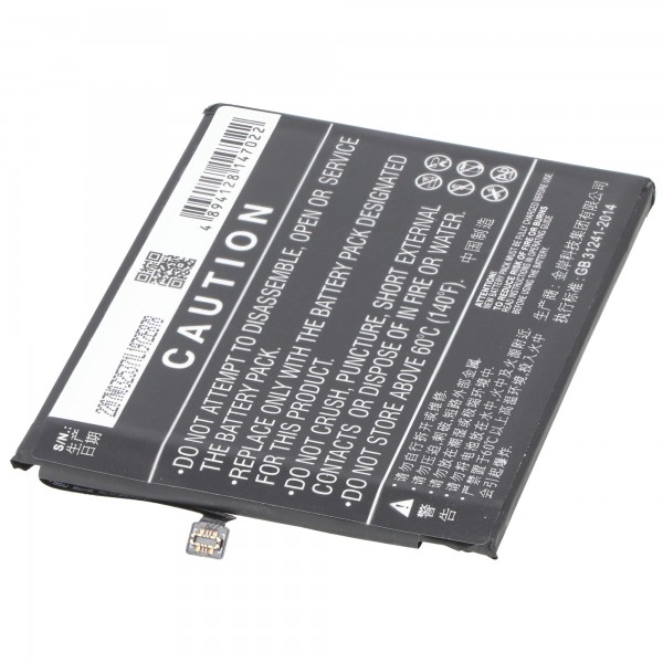 Li-Polymer batteri - 3950mAh (3.85V) til Xiaomi Mi CC9e bl.a. mobiltelefoner, smartphones, telefoner som Xiaomi BM4F