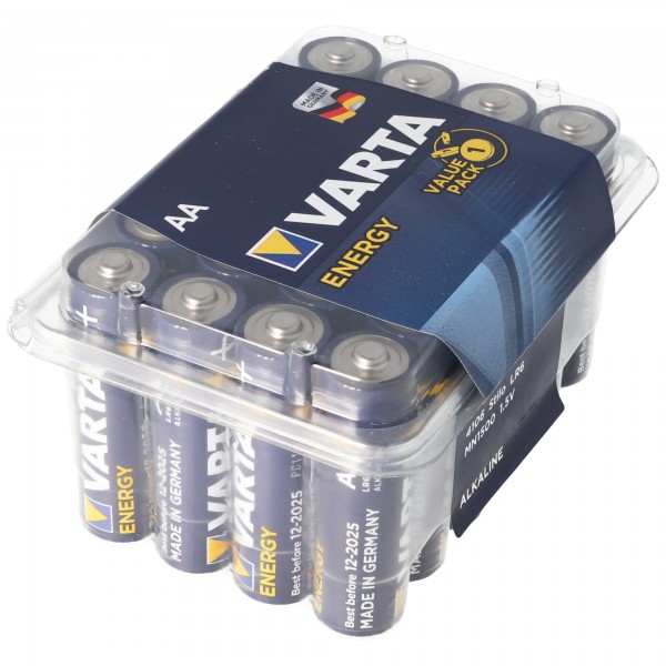 Varta Energy AA Mignon batteri 4106 inkl. Gratis opbevaringsboks