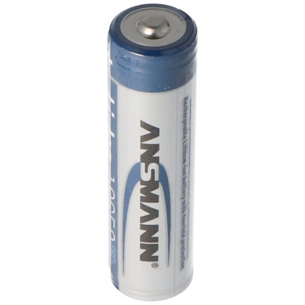 Ansmann Li-Ion batteri 18650 Lithium-ion batteri 3.6 Volt 2600mAh, 9.36Wh, beskyttet batteri med sikkerhedskreds
