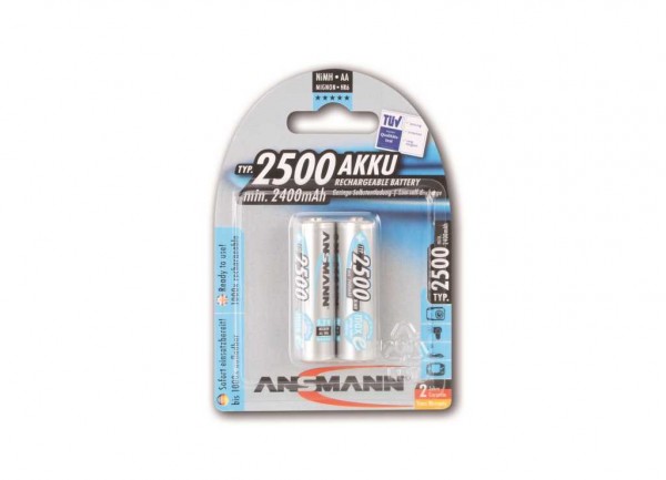 Ansmann maxEplus NiMH batteri Mignon 2500mAh, blisterpakning med 2